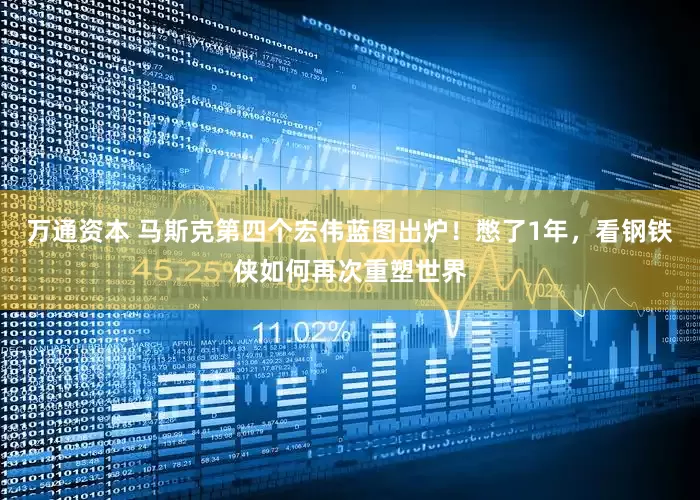 万通资本 马斯克第四个宏伟蓝图出炉！憋了1年，看钢铁侠如何再次重塑世界