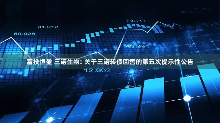 富投恒盈 三诺生物: 关于三诺转债回售的第五次提示性公告