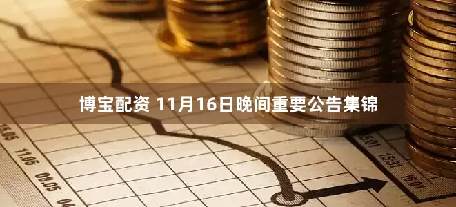 博宝配资 11月16日晚间重要公告集锦